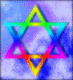 Multicolored Star of David